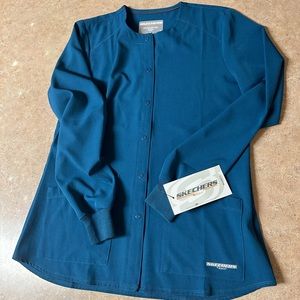 NWT Sketchers Scrub Jacket Bahama